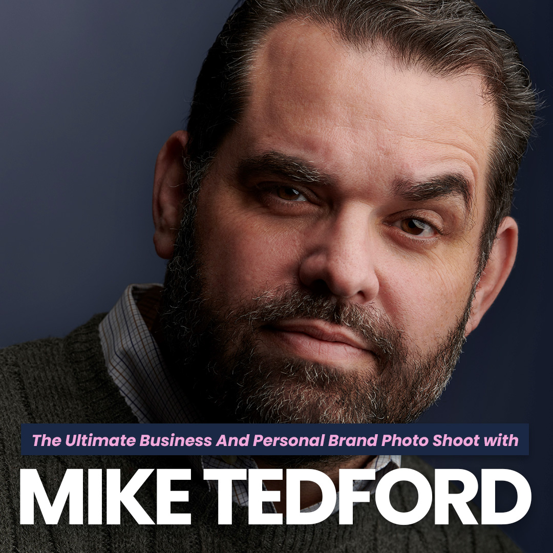 business and personal brand photo shoot, Mike Tedford